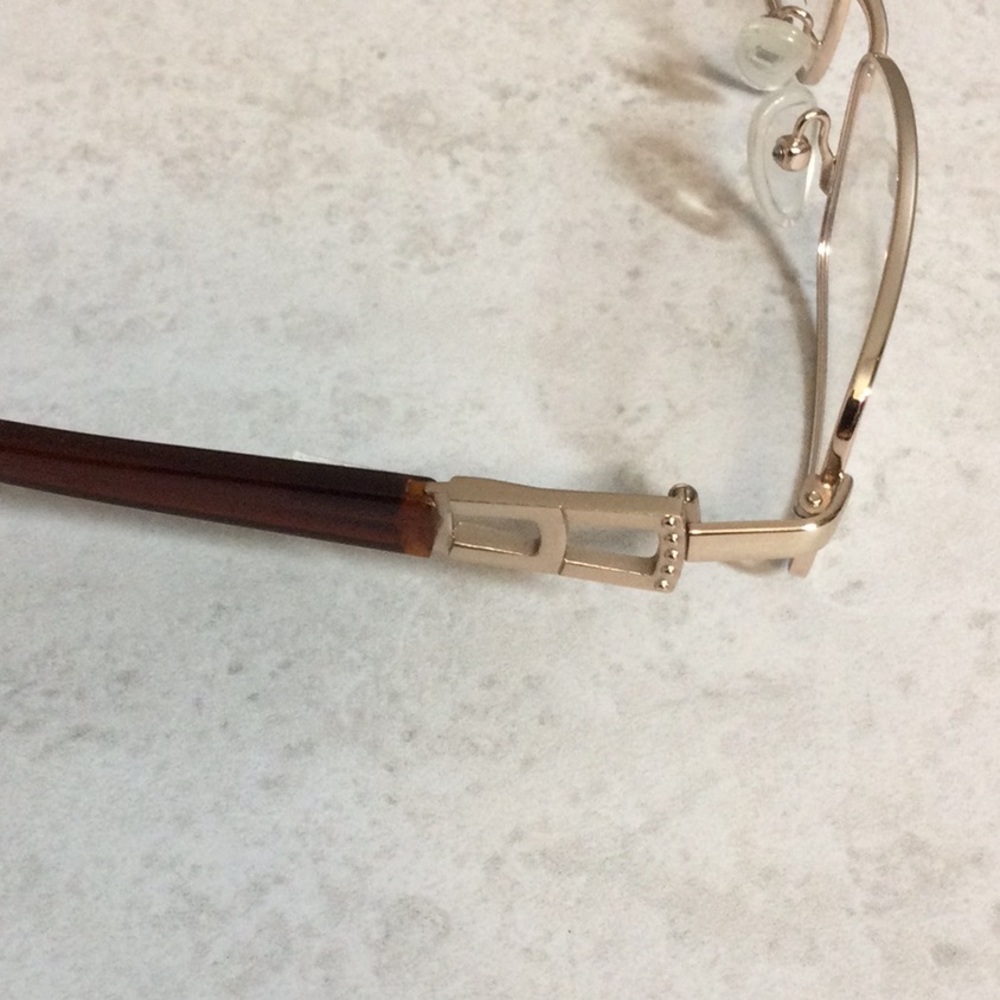 NWT Elements gold metal eyeglasses new old stock - Picture 7 of 16